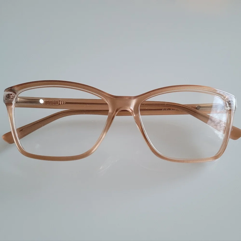 Zenni Rectangle Eyeglasses In Champagne